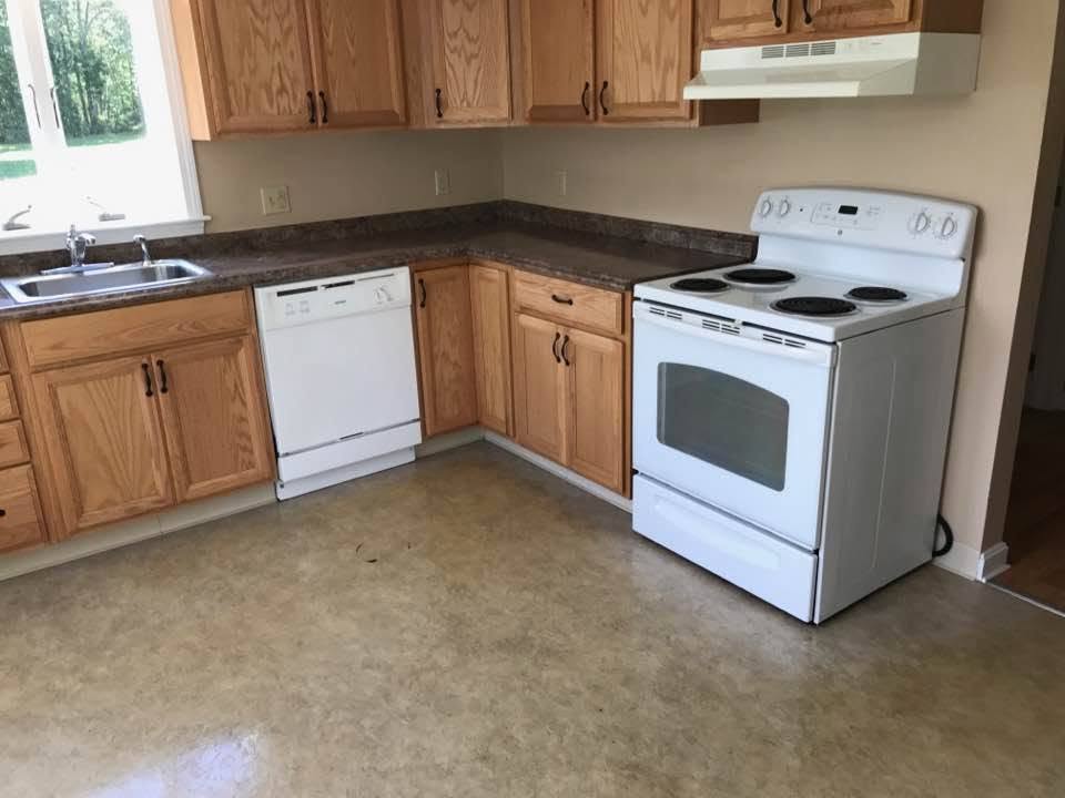 Kitchen after cleaning